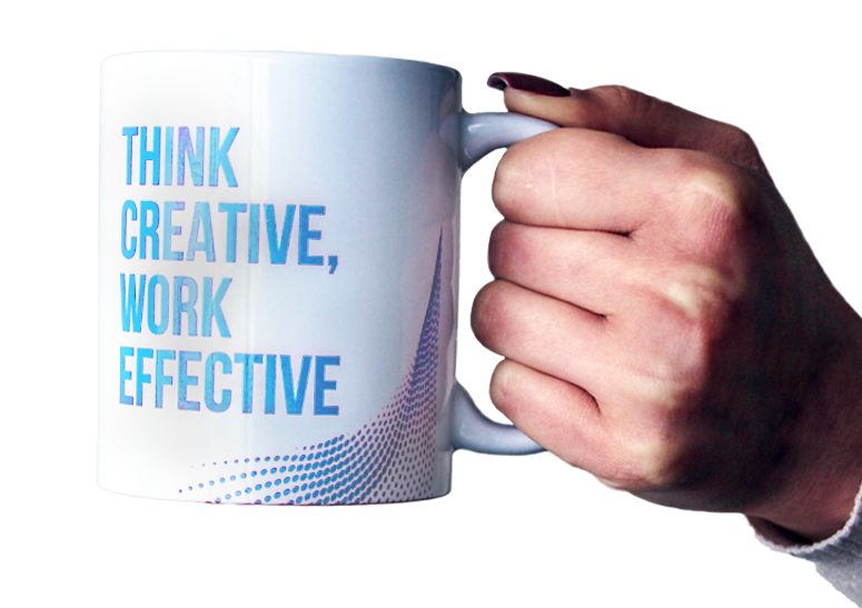 Creative thinking mug
